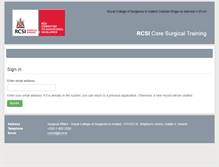 Tablet Screenshot of bst.rcsi.ie